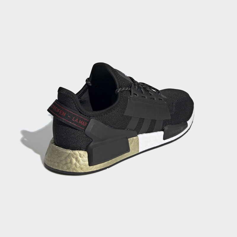 Adidas originals nmd r1 white/black/gold best sale